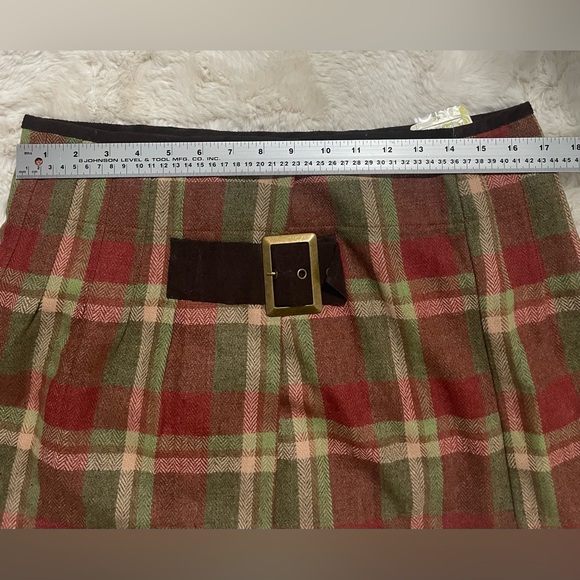 Free People Mini Plaid Skirt. - Picture 6 of 6